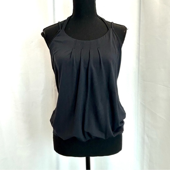 LULULEMON black Flow & Go Tank Strappy Sz 6 - Picture 3 of 11